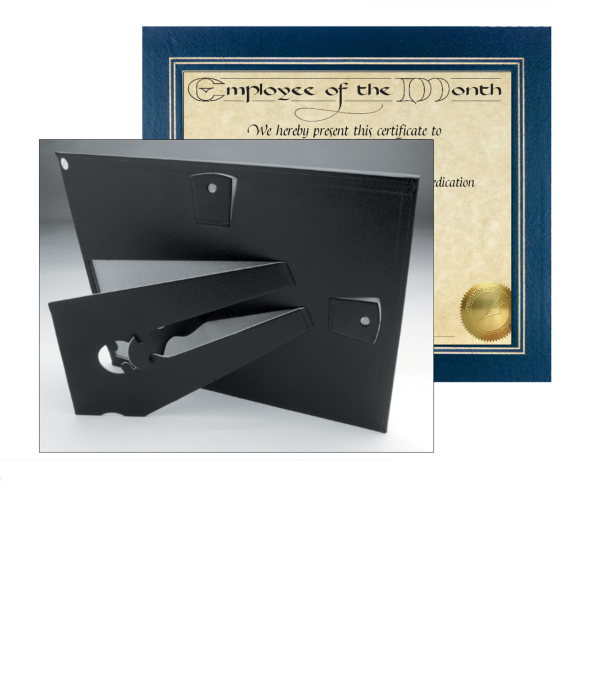 Certificate Holder with Display Easel